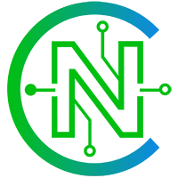logo neo connect vert et bleu
