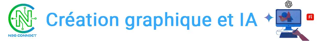 logo illustrant le module de formation en distanciel intitulé création graphique et IA